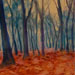 Winter Woodland, 9 x 19
